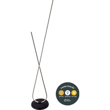 Lzy Avize Store Alfa 3’lü Çubuk LED Lambader Siyah 3 Renkli – Modern Dekoratif Yerden Aydınlatma