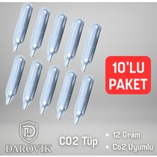 Darovik Co2 Havalı Tüpü 10'lu Paket Co2 Tüp (10 Adet)