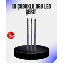Dekoratif LED Meteor Işık 10’lu Çubuk Seti