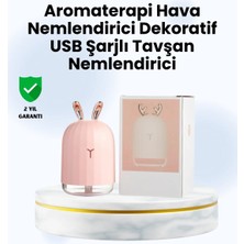 Beyaz Renk Ultrasonik Hava Nemlendirici ve Aromaterapi Difüzörü