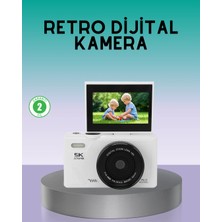 Wifi Bağlantılı 5k Ultra Hd Dijital Kamera 75MP Otofokus