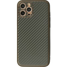 Newface Apple iPhone 12 Pro Kılıf Coco Karbon Silikon - Füme