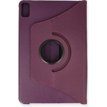 Newface Huawei Matepad 10.4 Kılıf 360 Tablet Deri Kılıf - Mürdüm