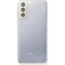 Newface Samsung Galaxy S21 Fe Kılıf Lüx Şeffaf Silikon