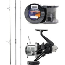 Yek Outdoor Yekoutdoor Profesyonel Sazan Seti Shimano Tx-1b Carp Intensity 3,66M 12'0" 3,50+Lb 3pc&shimano Beastmaster 14000 Xc Olta Makinesi