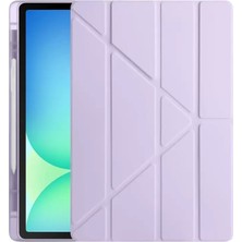 Newface Huawei Honor Pad X9 11.5 Kılıf Kalemlikli Mars Tablet Kılıfı - Lavender