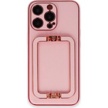Newface Apple iPhone 13 Pro Max Kılıf Coco Elit Kapak - Pembe