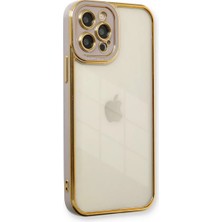 Newface Apple iPhone 12 Pro Max Kılıf Liva Lens Silikon - Lila