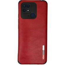 Newface Xiaomi Redmi 10C Kılıf Loop Deri Silikon - Kırmızı