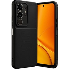 Newface Vivo Y29 4g Auto Focus Karbon Kapak - Siyah