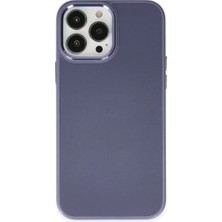 Newface Apple iPhone 13 Pro Kılıf Asya Deri Silikon - Mor