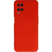 Newface Oppo A54 4g Kılıf Nano Içi Kadife Silikon - Kırmızı