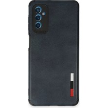 Newface Samsung Galaxy M52 5g Kılıf Loop Deri Silikon - Lacivert