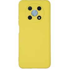 Newface Huawei Nova Y90 Kılıf Nano Içi Kadife Silikon - Sarı