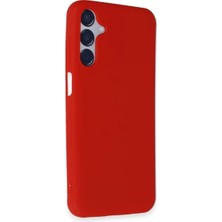 Newface Samsung Galaxy M15 Kılıf First Silikon - Kırmızı