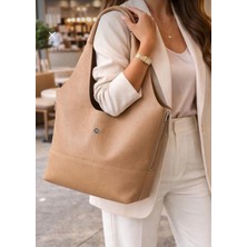 Velvet Rush Yeni Sezon Yandan Fermuar Detaylı Hobo Model Omuz Çantası