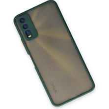 Newface Vivo Y11S Kılıf Montreal Silikon Kapak - Yeşil
