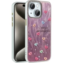 Newface Apple iPhone 14 Kılıf Blade Aynalı Desenli Kapak - Desen 8