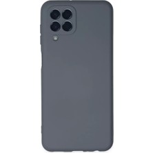 Newface Samsung Galaxy M33 Kılıf Nano Içi Kadife Silikon - Gri