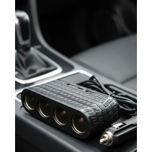 Araç Çakmak Çoklayıcı USB ve Type C Destekli Güçlü ve Güvenli Kullanım