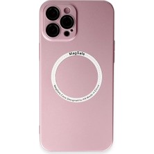Newface Apple iPhone 12 Pro Kılıf Jack Magneticsafe Lens Silikon - Rose Gold