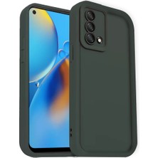 Newface Oppo A74 4g Kılıf Viera Silikon - Koyu Yeşil