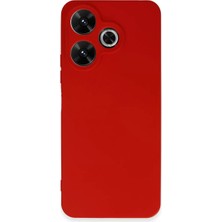 Newface Xiaomi Redmi 13 4g Kılıf First Silikon - Kırmızı