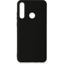 Newface Huawei Y6P Kılıf Nano Içi Kadife Silikon - Siyah
