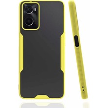 Newface Oppo A96 Kılıf Platin Silikon - Sarı