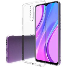 Newface Xiaomi Redmi 9 Kılıf Lüx Şeffaf Silikon - Şeffaf