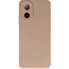 Newface Oppo A38 Kılıf Nano Içi Kadife Silikon - Pudra