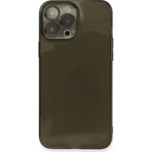 Newface Apple iPhone 13 Pro Max Kılıf Fly Lens Silikon - Siyah