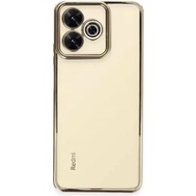 Newface Xiaomi Redmi 13 4g Kılıf Razer Lensli Silikon - Gold