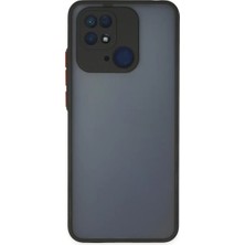 Newface Xiaomi Redmi 10C Kılıf Montreal Silikon Kapak - Siyah