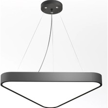 Lekoled Dekoratif Üçgen Davul Armatür 60CM Günışığı 3000K