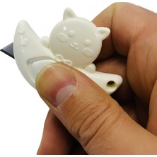 Elegantshop Mini Maket Bıçağı Falçata Kedi 6 cm FX681