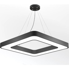 Lekoled Dekoratif Kare Armatür 60CM Beyaz Işık 6500K