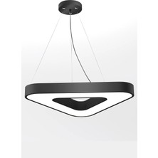 Lekoled Dekoratif Üçgen Armatür 60CM Natural Işık 4000K