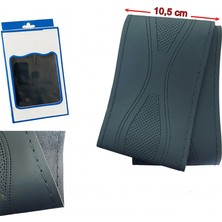 Lüx Desenli Deri Dikme Direksiyon Kılıfı 38-40CM Siyah OND364