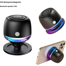 Prime Home M99 Magsafe Uyumlu Rgb Işıklı Bluetooth Hoparlör - Mıknatıslı Mini Ses Bombası