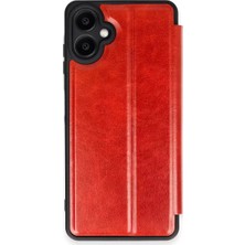 Newface Samsung Galaxy A07 4g Flip Cover - Kırmızı