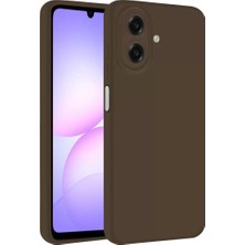 Newface Samsung Galaxy A07 4g First Silikon - Kahverengi