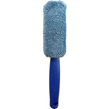 Araba Oto Yıkama Saplı Mikrofiber Süngerli Jant Fırçası