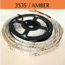 Erbay 5 Metre Dış Mekan Silikonlu 3535 Şerit LED Amber (Trafo Hariç)