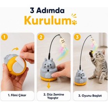 Yefking Kedi Şekilli Dönen Peluş Balıklı Olta Oyuncağı