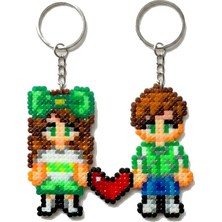 Kerul Stardew Valley Kişiye Özel Couple Çift Anahtarlık