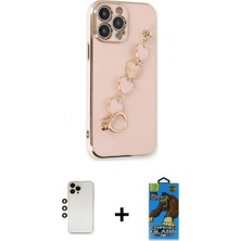 Pileli Store Pilelistore™ iPhone 13 Pro Max Kılıf Nova Işık Prime - Siyah 18D Cam Ekran Koruyucu + Shine Kamera Lens - Gd
