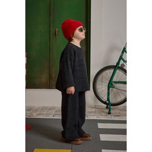 Fahhar Kids Basic Triko Takım Antrasit