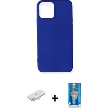 Pileli Store Pilelistore™ iPhone 12 Mini Kılıf Kozmos Yansıma Özel Seri - Şeffaf Royal Nano Ekran Koruyucu + Renkli Kamera Lens Koruma Cam - Yl