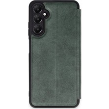 Ulu Pazarlama Samsung Galaxy A26 Kılıf Flip Cover - Koyu Yeşil